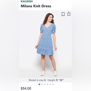 Kaileigh Milana Knit Dress. Size Medium. NWT